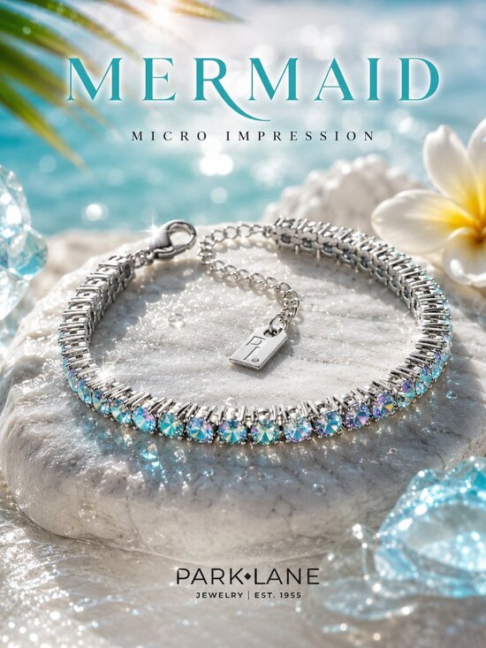 Park Lane Jewelry - Park Lane Mermaid Micro Impression Tennis Bracelet